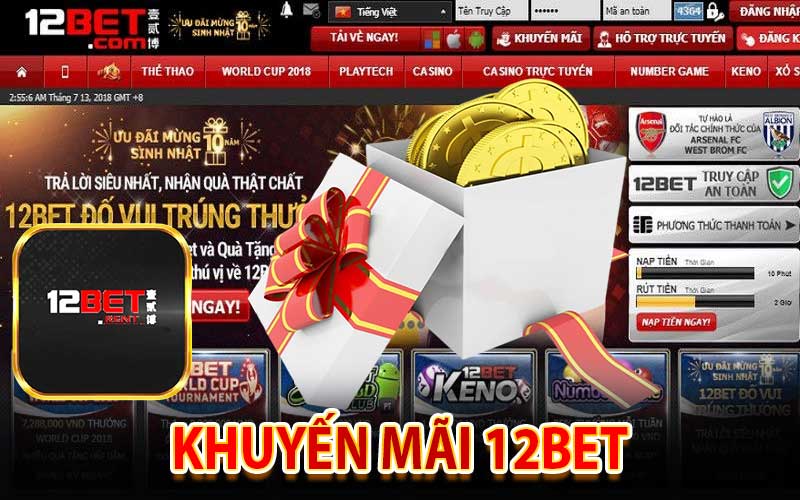 Khuyến mãi 12bet